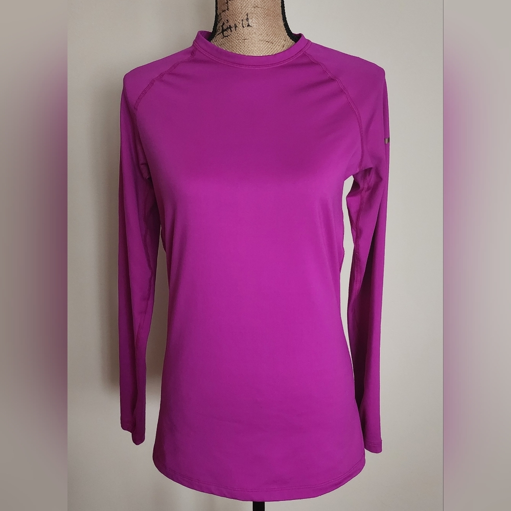 Nike Men's Vibrant Magenta Long Sleeve Tee